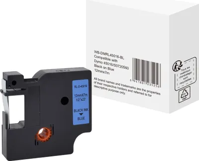 Immagine prodotto di Schriftband wie Dymo S0720560 12mmx7m sw auf bl