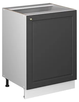 Obrázek produktu pro Spodní skříňka kuchyňské linky Vicco Fame-Line Anthrazit-Gold Landhaus/Bílá 60 cm 1 dvířka bez pracovní desky, Model 65129