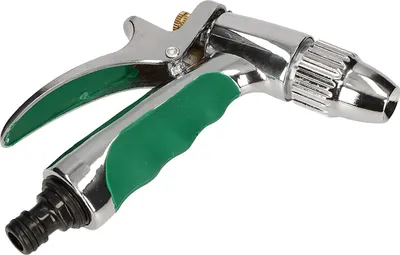 Produktbild von KOTARBAU® Wasserspritze mit einstellbarem Wasserstrahl Verchromt für Gartenschlauch