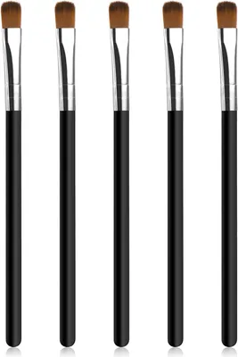 Produktbild von Augenbrauenpinsel 5 Stück, Ultrafein, Weiche Borsten, Für Eyeliner Und Augenmakeup