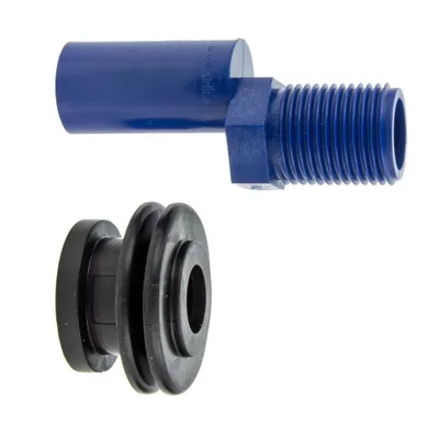 Productafbeelding van Airfit Urinoir-aansluitset 1/2", met flexibele slang van 5 mm en afdichting
