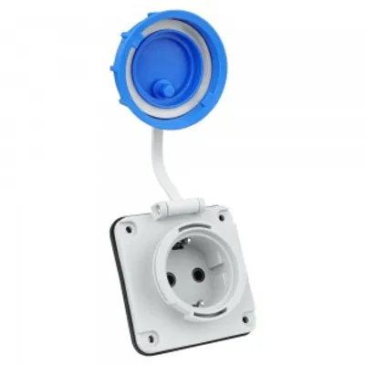 Immagine prodotto di Presa ermetica Schuko da incasso 230V IP68 0639