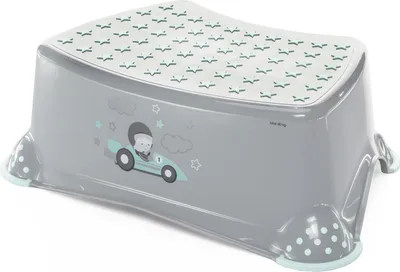 Obrázek produktu pro ZOPA Stupínek k WC/umyvadlu "Racer", Grey/Mint