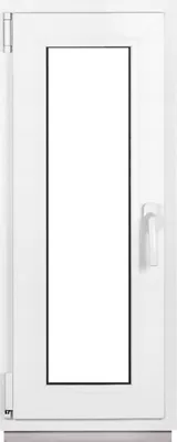 Obrázek produktu pro Framex sklepní okno PVC okno bílé šířka x výška 40 x 105 cm (400 x 1050 mm) dvojité (32 mm) otočné/sklopné DIN levé - Premium - všechny velikosti