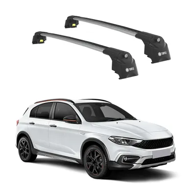 Produktbild von TURTLE DACHTRÄGER AIR-2 , Silber FIAT EGEA CROSS 2020 2021 2022 2023 2024 SUV