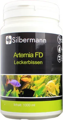 Produktbild von Silbermann Artemia FD - gefriergetrocknete Salinenkrebse als Würfel (1000 ml), SIS 206