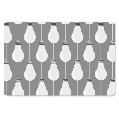 Produktbild von MuchoWow® Mauspad Mousepad Lampen - Muster - Retro 27x18 cm - Mousepads - Maus Mat - Pad - Mausunterlage - Büroartikel - Desk Matten