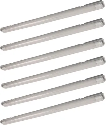 Produktbild von 6x LED Wannenleuchten, 3400 Lumen, Neutalweiß, L 126 cm VT-12023