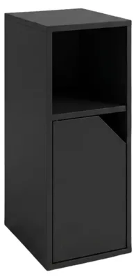 Produktbild von Schmale Schrank mit Türen, offener Nische und Regal in der Mitte, 25 x 34 x 61,5 cm