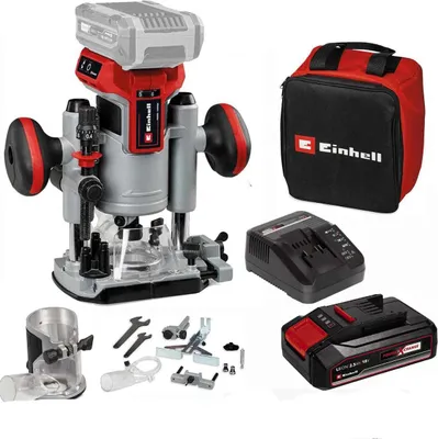 Produktbild von Einhell Professional 18V Oberfräsen-Kantenfräsen-Set TP-RO 18 Set BL Akku 2.5 Ah