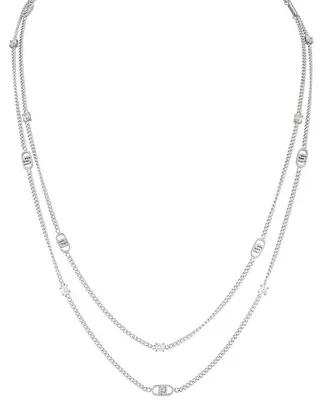 Immagine prodotto di Collana alla moda in acciaio con cristalli LJ2900