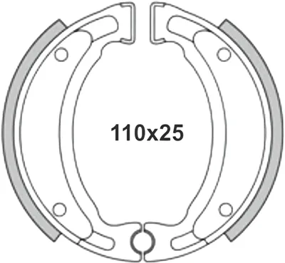 Immagine prodotto di Kit pastiglie freno anteriori/posteriori per scooter MBK/Yamaha