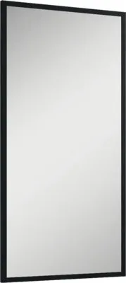 Produktbild von Jungborn Badspiegel 50x100x2 cm Rahmen schwarz matt