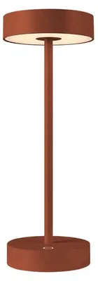 Image de SLV 1007361 VINOLINA, Lampe de table LED rechargeable IP54, 2700/3000K, TOUCH, rouille