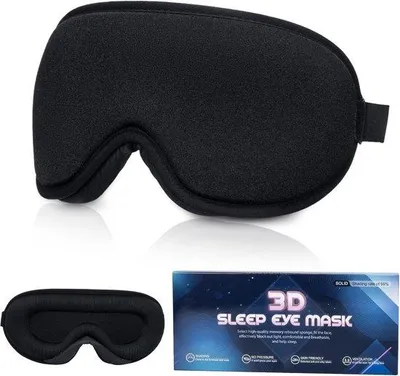Produktbild von Famanu Schlafmaske 3D Vorformbar - Lichtblockierend und Komfortabel für Damen und Herren