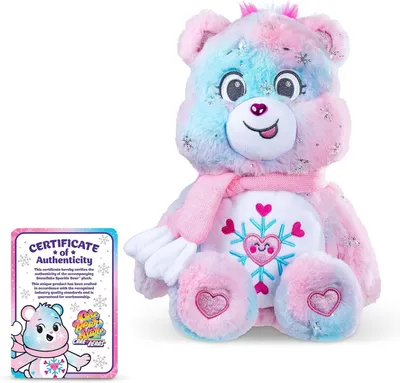 Image de Peluche Care Bears - Édition collector Snowflake Sparkle Bear 35 cm Hiver