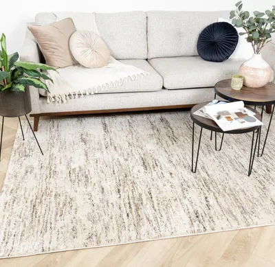 Produktbild von Volero - Hochflor Teppich - Blend Creme - 80x150 cm - Wohnzimmer, Esszimmer, Schlafzimmer - Boho, Ländlich, Modern, Skandinavisch, Retro