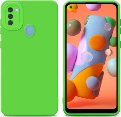 Produktbild von Cadorabo Hülle für Samsung Galaxy A11 / M11 Schutz Hülle in Grün TPU Silikon Etui Case Handyhülle