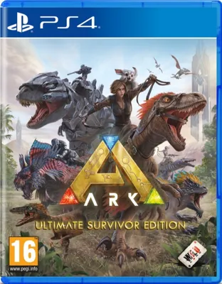 The cover art for the video game ARK: Ultimate Survivor Edition on PlayStation 4.