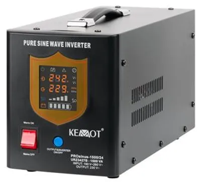 Obrázek produktu pro Zdroj záložní KEMOT URZ3427B PROsinus 1050W 24V, černá