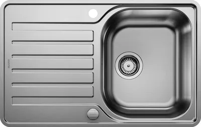 Produktbild von BLANCO Lantos 45 S-IF Compact, Schrankwaschbecken, Rechteckig, Edelstahl, Edelstahl, 1 Becken, Gebürstet