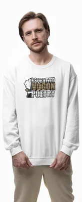 Produktbild von D&B Design Uni Pullover SWMO00101 Vogon Weiß-Größe M