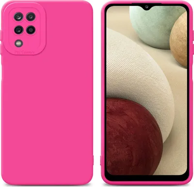 Zdjęcie produktu dla Pokrowiec Cadorabo do Samsung Galaxy A12 / M12 z różowym silikonowym etui TPU na telefon komórkowy