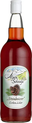 Produktbild von Alpenschnaps Steinbeisser Zirben Obstbrand 30 Prozent 1000ml