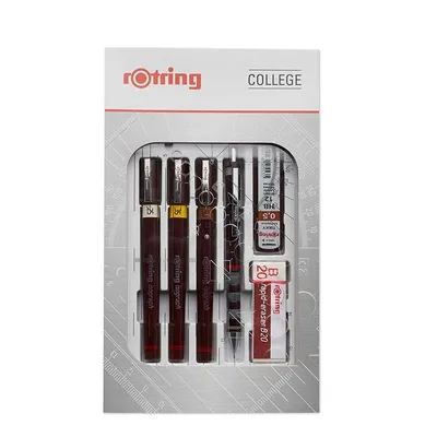 Produktbild von Rotring Isograph Set, Mehrfarbig, Papierschachtel, 1 Stück(e)
