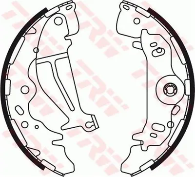 Produktbild von Trw Bremsbackensatz Hinterachse GS8774