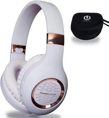 Immagine prodotto di Cuffie over-ear wireless con microfono e 30 ore di autonomia (oro rosa) - Ideali per ascoltare musica e telefonare