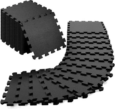 Productafbeelding van Gymnastiekmat, 20 stuks, fitnessmat, puzzelmat, EVA-vloerbescherming, tatamirubber, trainingsbescherming, sportmat, rubber, mat, tegels