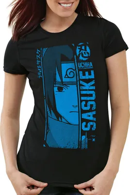 Produktbild von style3 Sasuke Uchiha Damen T-Shirt ninja anime manga cosplay kakshi hatake, Größe:XS