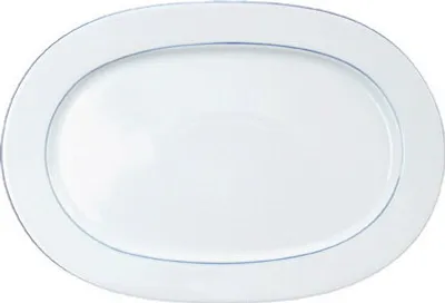 Produktbild von 2x Platte oval BLUE - 33 cm - Servier -, Abräumwagen