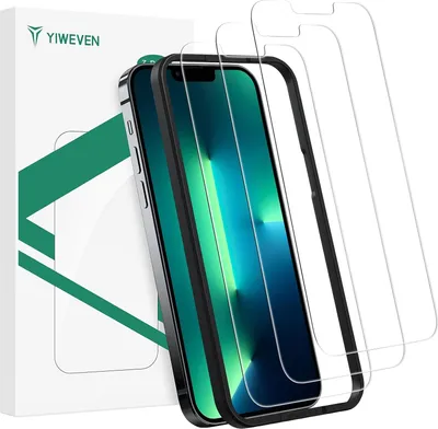 Immagine prodotto di 3 vetri temperati da 9H per iPhone 13/13 Pro 6,1"