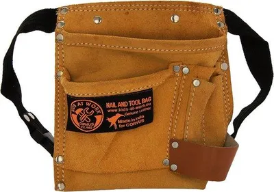 Produktbild von Famanu Werkzeuggürtel für Kinder mit Tasche - Ideal für DIY-Projekte