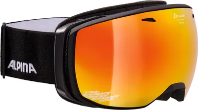 Produktbild von Alpina Sports ESTETICA MM, doppelte Scheibe, Schwarz, Unisex, Sphärisches Brillenglas, Schwarz, Gelb