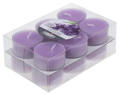 Produktbild von Duftteelichter im 12er Pack Lavender 18/38 mm ca. 4 h