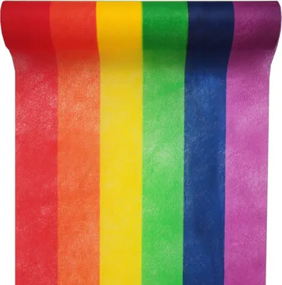 Produktbild von Tischläufer Tischband Tischdekoration Regenbogen Rainbow 30 cm x 5 m