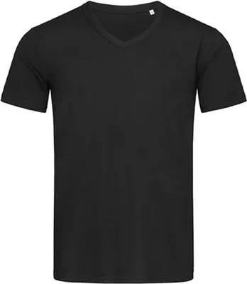 Produktbild von Stedman ST9010 | V-Neck Herren T-Shirt Ben - Farbe: Black Opal - Größe: XXL