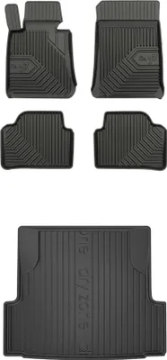 Produktbild von FROGUM Gummimatten Auto Fußmatten + Kofferraummatte für BMW 3er E91 2004-2012