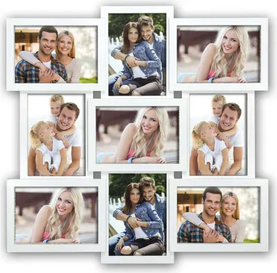 Immagine prodotto di Cornice di plastica per collage bianca per 13x18 cm