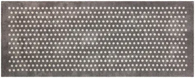 Produktbild von Akzente FEEL Feel-Small Dots Fußmatte, 80x200 cm, Polyester, Latex, kuschlig weich, rutschfest, waschbar, PVC-frei, für Bad und Fußbodenheizung[2][3].