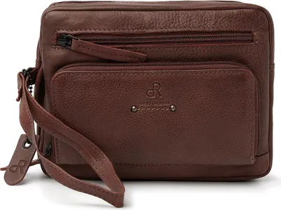 Produktbild von dR Amsterdam Handgelenktasche Herren | Herrentasche | Herren-Reisetasche | Handgelenktasche Mann | Tampa - 933692 Brown