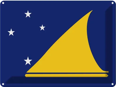 Produktbild von vianmo Blechschild 30x40 cm Tokelaus Tokelau Flagge Fahne Wappen
