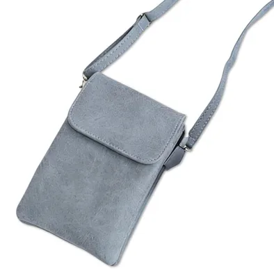 Produktbild von Schultertasche für Damen - Handytasche aus Kunstleder mit Verstellbarem Riemen