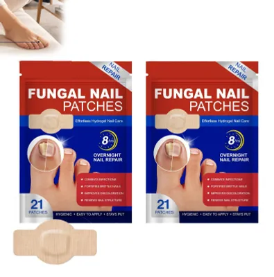 Produktbild von Nagelschimmel-Pflaster, 42 Stück, Teennagelpflege, Nagelpilzbehandlung