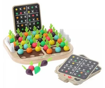 Produktbild von Vilac Lernspielzeug Sudoku Gemüse Erntetag Holzspiel