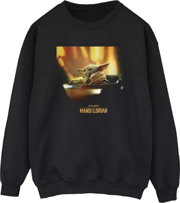 Produktbild von Star Wars - "The Mandalorian" Sweatshirt für Damen BI39738 (S) (Schwarz)