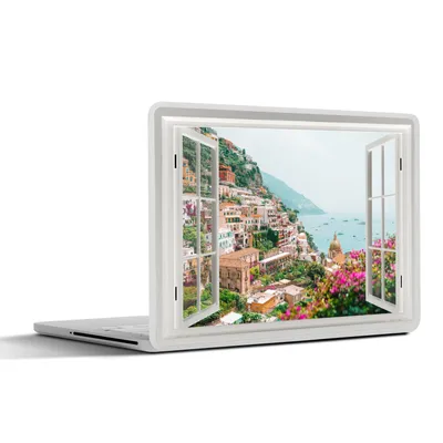 Produktbild von MuchoWow® Laptop Aufkleber Sticker Cover Aussicht - Urlaub - Wasser 31x22.5 cm - Laptop-Deko